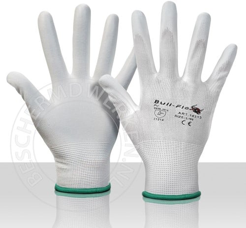 Werkhandschoenen Bull Flex PU Wit