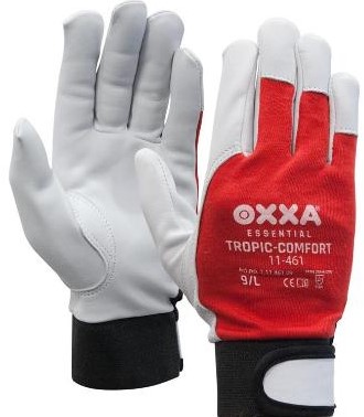OXXA Tropic-Comfort 11-461 handschoen - wit/rood - 8/m