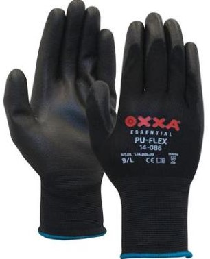 OXXA® PU-Flex 14-086 handschoen - zwart - 7/s