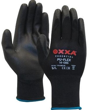 OXXA PU-Flex 14-086 handschoen - zwart - 9/l