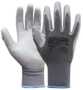 OXXA Builder 14-088 handschoen - grijs - 8/m
