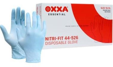 OXXA Nitri-Fit 44-526 handschoen - blauw - 9/l