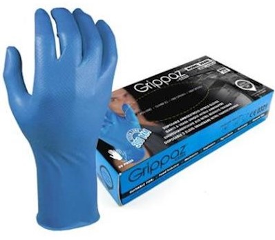 M-Safe 306BL Nitril Grippaz handschoen - s