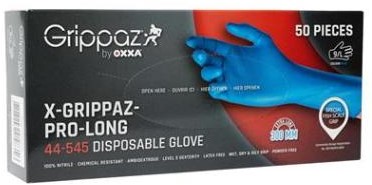 OXXA® X-Grippaz-Pro-Long 44-545 handschoen - blauw - 10/xl