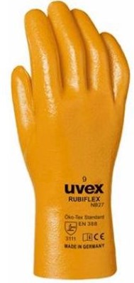 uvex rubiflex NB27 handschoen - oranje - 8