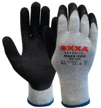 OXXA Maxx-Grip 50-230 handschoen - zwart/grijs - 9/l