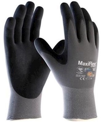 ATG Maxiflex Ultimate Adapt 42-874 handschoen - zwart/grijs - 7/s
