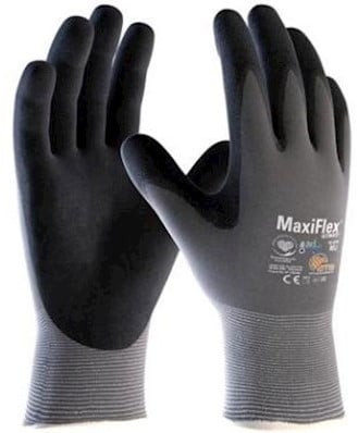 ATG Maxiflex Ultimate Adapt 42-874 handschoen - zwart/grijs - 9/l