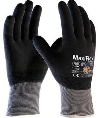 ATG Maxiflex Ultimate AD-APT 42-876 handschoen - zwart/grijs - 10