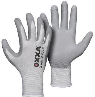OXXA X-Nitrile-Foam 51-280 handschoen - grijs/wit - 8/m