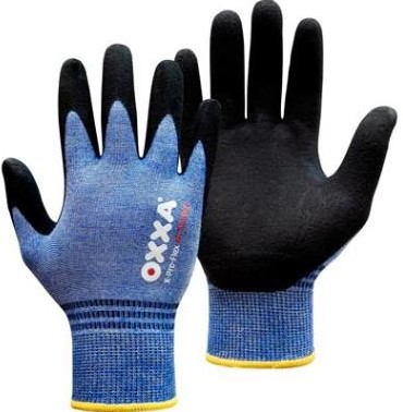 OXXA® X-Pro-Flex All-Season 51-500 handschoen - zwart/blauw - 8/m