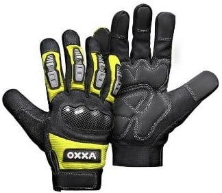OXXA X-Mech 51-620 handschoen - zwart/geel - 9/l