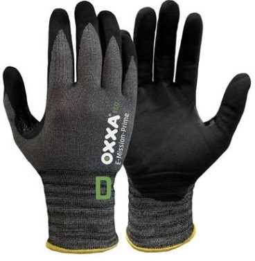 OXXA E-Mission-Prime Cut D 52-720 handschoen - zwart/grijs - 10/xl