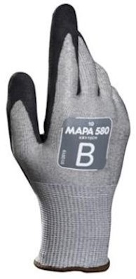 Mapa KryTech 580 handschoen - zwart/grijs - 9