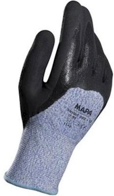 Mapa Krytech 582 handschoen - zwart/blauw - 8