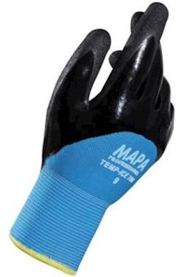 Mapa TempIce 700 handschoen - zwart/blauw - 10