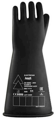 Ansell ActivArmr RIG014B handschoen - zwart - 11