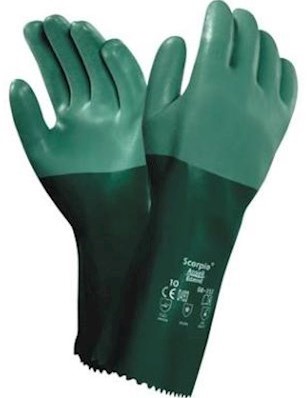 Ansell Scorpio 08-354 handschoen - groen - 10