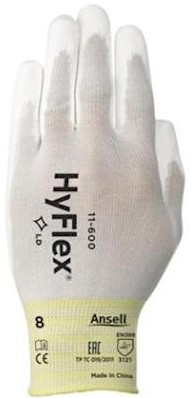Ansell HyFlex 11-600 handschoen - wit - 9