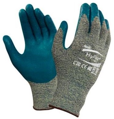 Ansell HyFlex 11-501 handschoen - blauw/grijs - 8