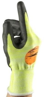 Ansell HyFlex 11-423 handschoen - grijs/geel - 9