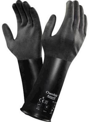Ansell AlphaTec 38-520 handschoen - zwart - 7