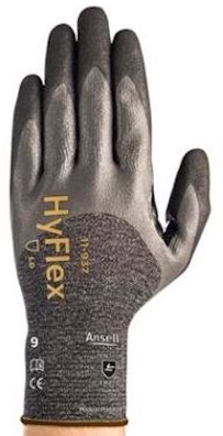 Ansell HyFlex 11-937 handschoen - grijs/zwart - 6