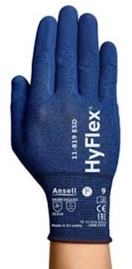 Ansell HyFlex 11-819 ESD handschoen - blauw - 11