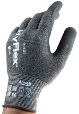 Ansell HyFlex 11-531 handschoen - grijs - 6