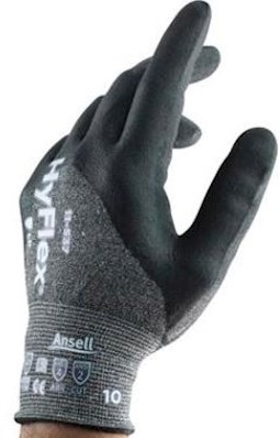 Ansell HyFlex 11-537 handschoen - grijs - 7