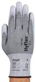 Ansell Hyflex 11-755 handschoen - grijs - 8