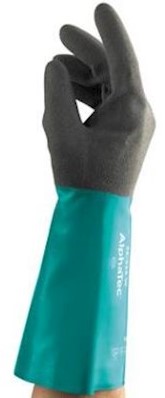 Ansell AlphaTec 58-535W handschoen - antraciet/groen - 10