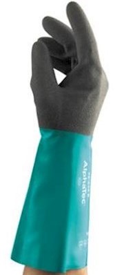 Ansell AlphaTec 58-535B handschoen - antraciet/groen - 7