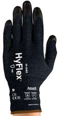 Ansell HyFlex 11-542 handschoen - zwart - 11