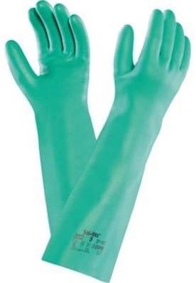 Ansell AlphaTec Solvex 37-185 handschoen - groen - 7