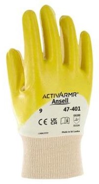 Ansell ActivArmr 47-401 handschoen - geel - 10