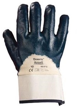 Ansell EDGE 48-913 handschoen - blauw/wit - 11