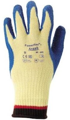 Ansell ActivArmr 80-600 handschoen - blauw/geel - 8