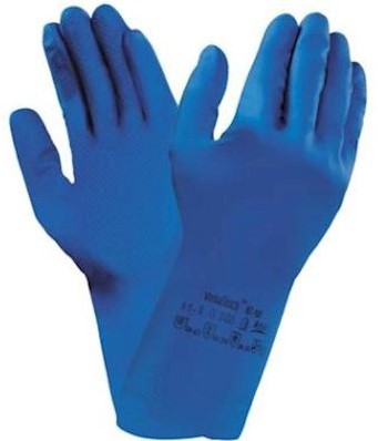 Ansell AlphaTec 87-195 handschoen - blauw - 9½-10