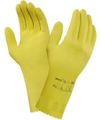 Ansell AlphaTec 87-650 handschoen - geel - 6½-7