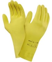 Ansell AlphaTec 87-650 handschoen - geel - 8½-9