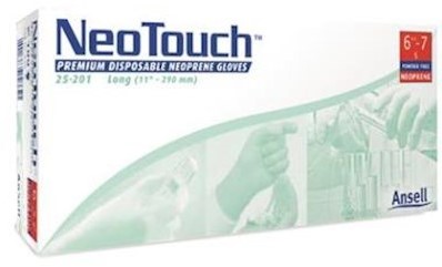 Ansell NeoTouch 25-201 handschoen - groen - 8½-9