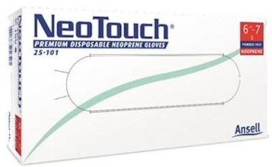 Ansell NeoTouch 25-101 handschoen - groen - 9½-10