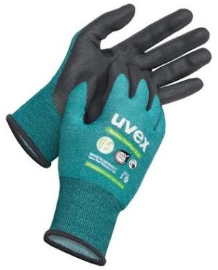 uvex Bamboo TwinFlex D xg handschoen - groen/zwart - 10