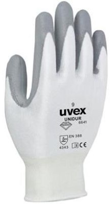 uvex unidur 6641 handschoen - grijs/wit - 7