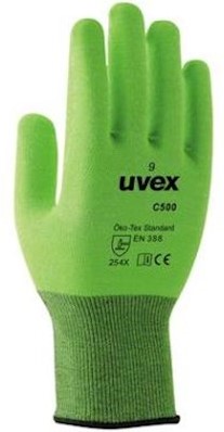 uvex C500 handschoen - groen - 8