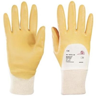KCL Monsun 105 handschoen - geel/wit - 7