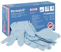 KCL Dermatril 740 handschoen - blauw - 9