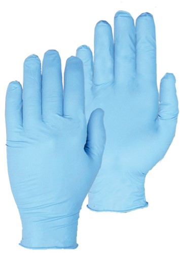 PSP 50-230 Allround Single Use Nitrile Heavy handschoen - blauw - s