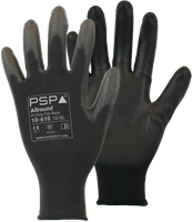 PSP 10-610 PU Zwart Werkhandschoen - zwart - 9/l